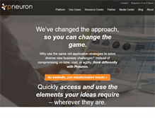 Tablet Screenshot of pneuron.com